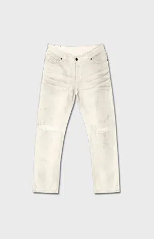 White vintage jeans